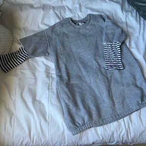 Stem Sweatshirt Dress